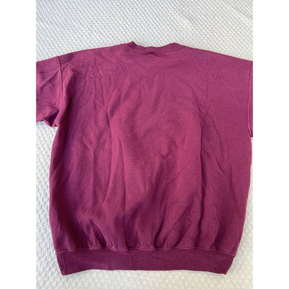 Grizzlies Montana Sweatshirt Pullover Embroidered Maroon XXL 2X VTG Gildan Heavy - Picture 10 of 14